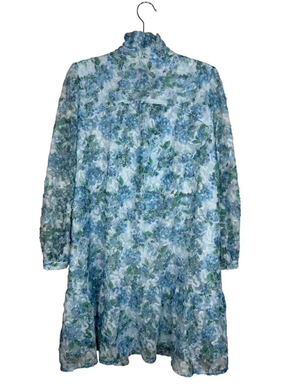 Tuckernuck Organza Palmerston Dress in Water Lilies Size Small